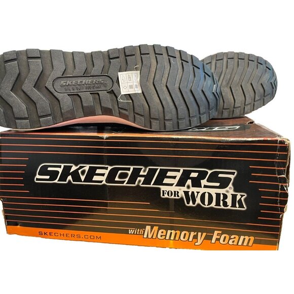 Skechers Unisex Work  Composite Toe Shoes Womens 8.5 Memory Foam New in Box - Picture 11 of 11